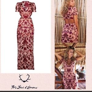 For love and lemons Saffron Maxi Dress
